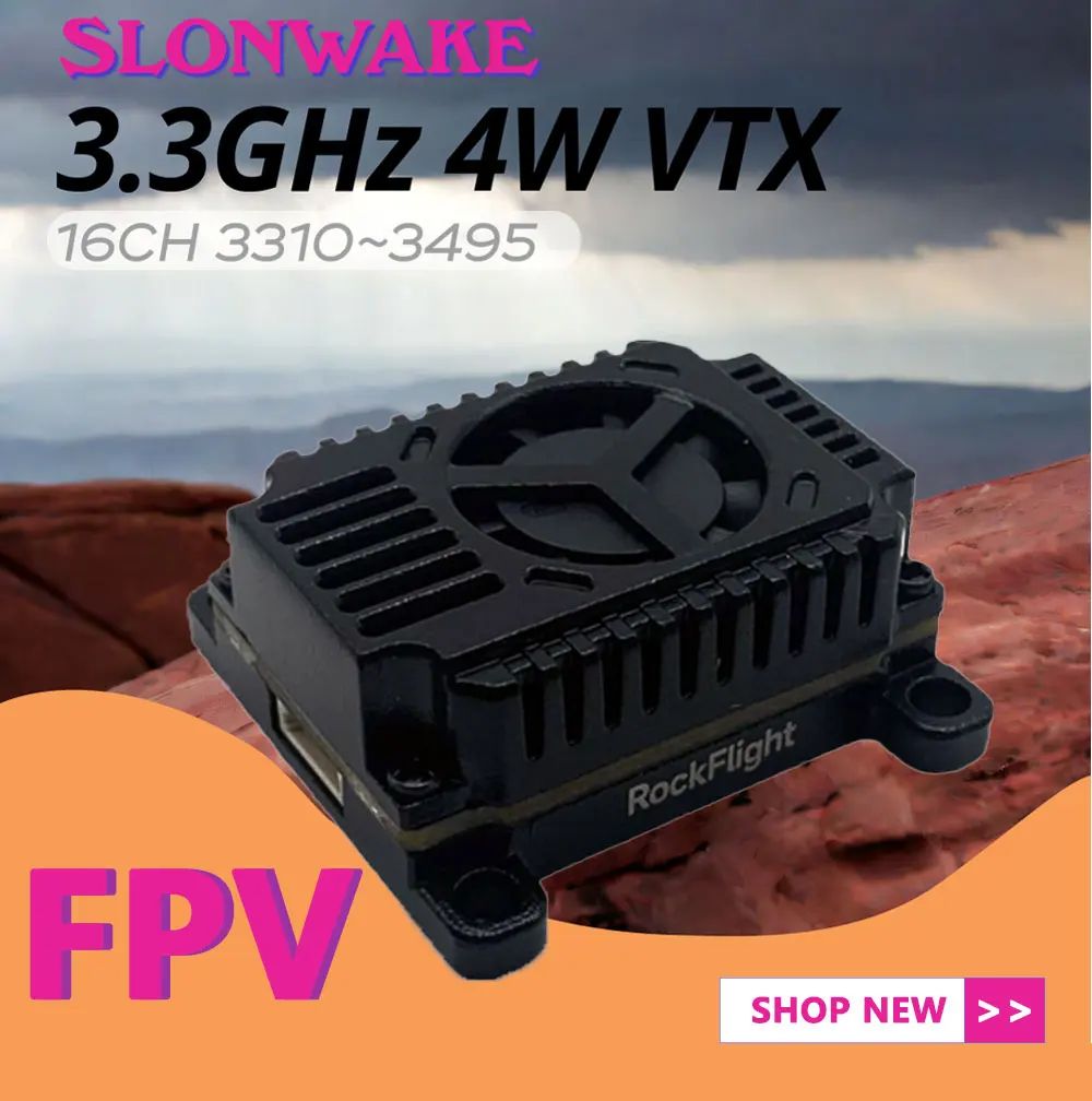 SLONWAKE FPV 3.3G 16CH 4000mW  – обзор и цена Fpv Drone Vtx