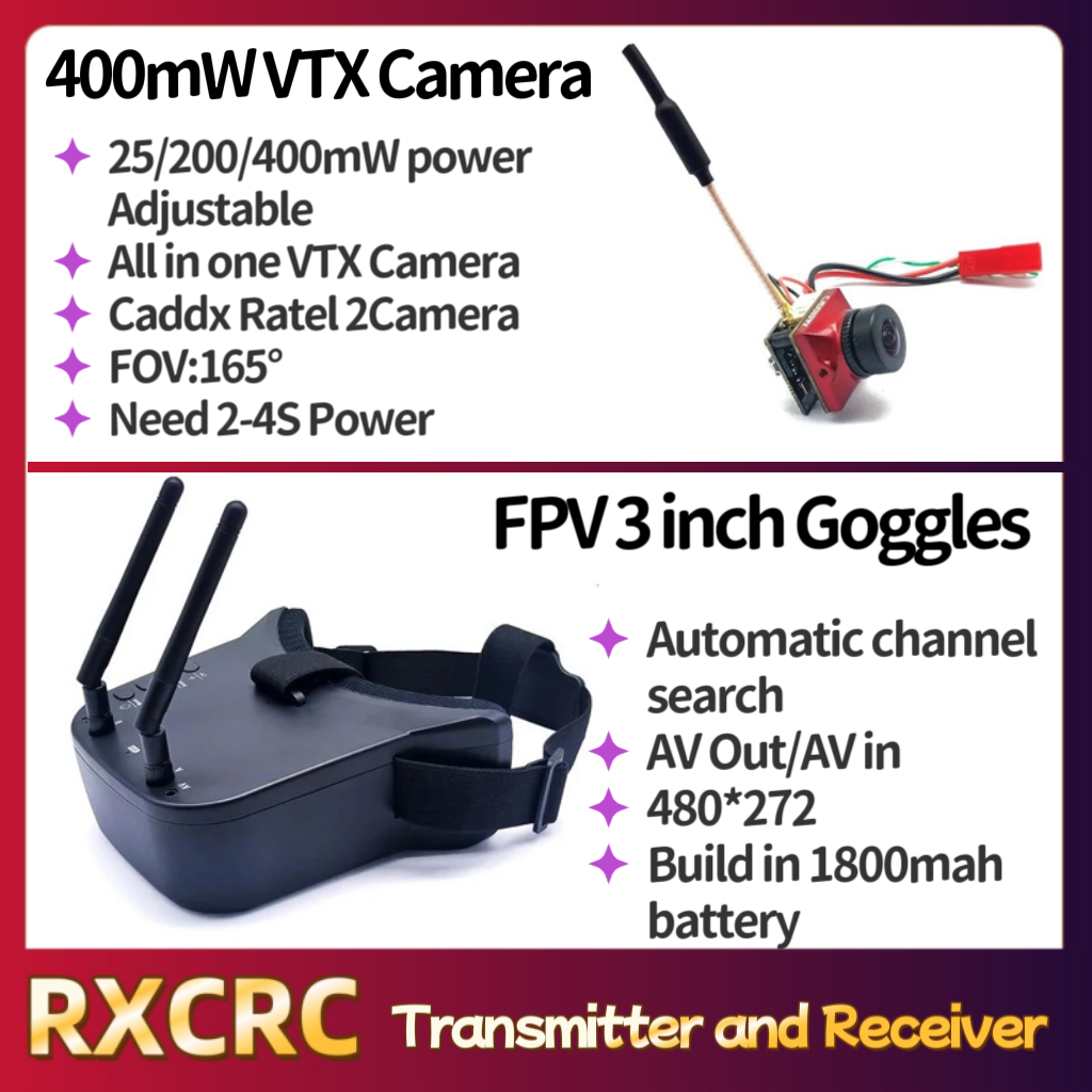 RXCRC 5.8G Module transmitter  – обзор и цена Fpv Drone Goggles