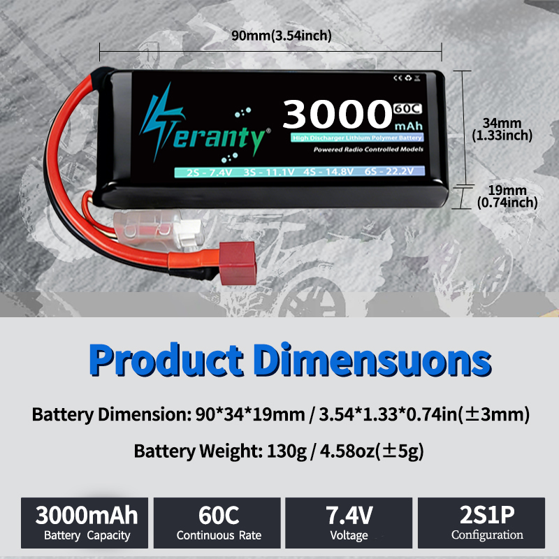 TERANTY 2S 3000mAh Lipo Batter – обзор и цена Fpv Drone Battery