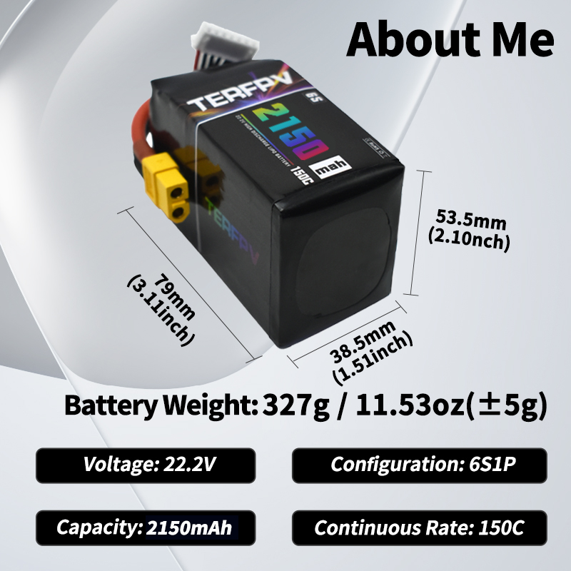 TERFPV Lipo Battery 6S 22.2V 1 – обзор и цена Fpv Drone Battery