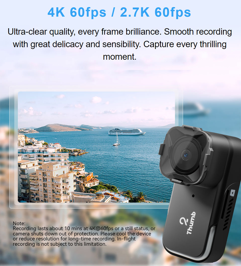 New Version RunCam Thumb 2 4K  – обзор и цена Fpv Drone Camera