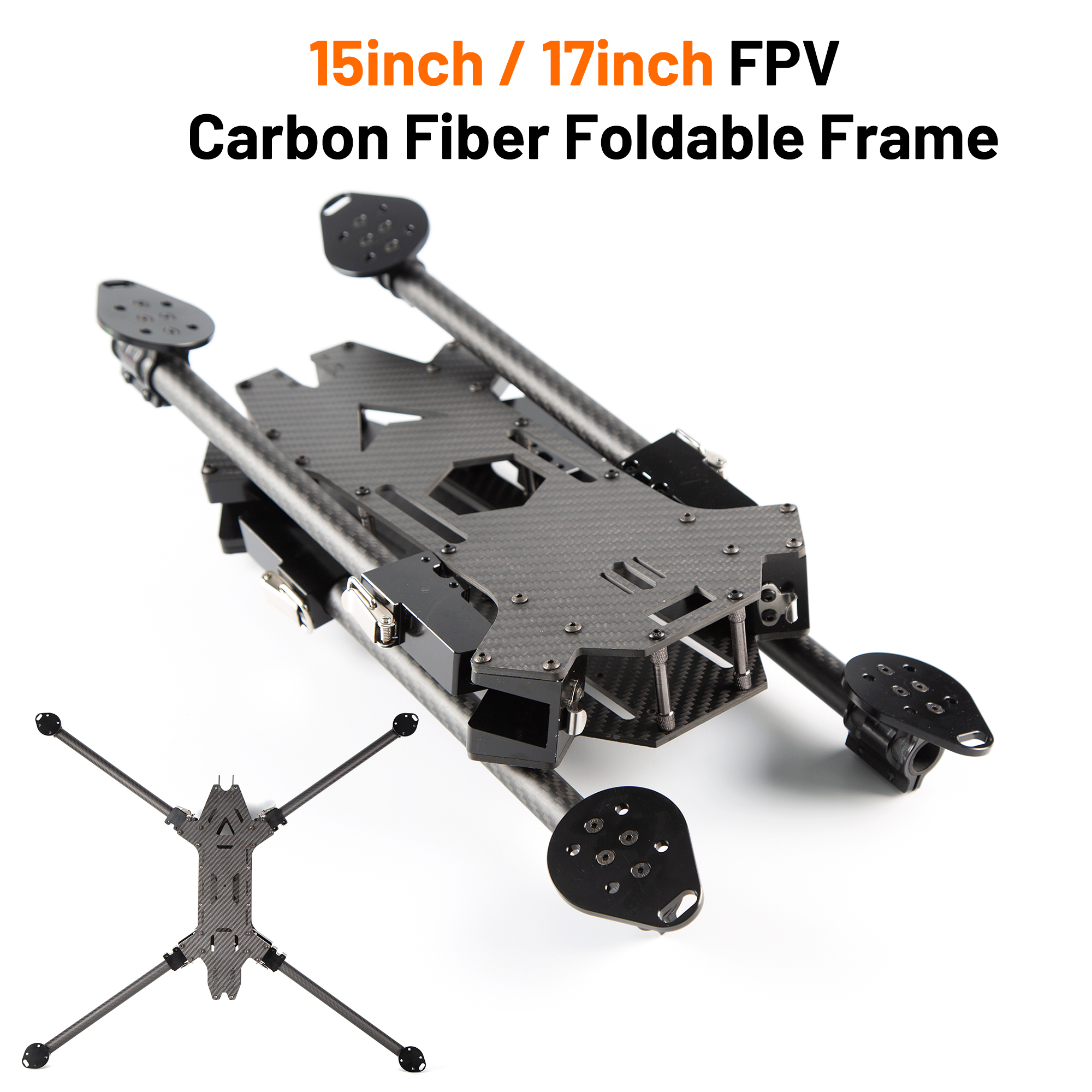 15inch /17inch FPV Carbon Fibe – обзор и цена Fpv Drone Kit