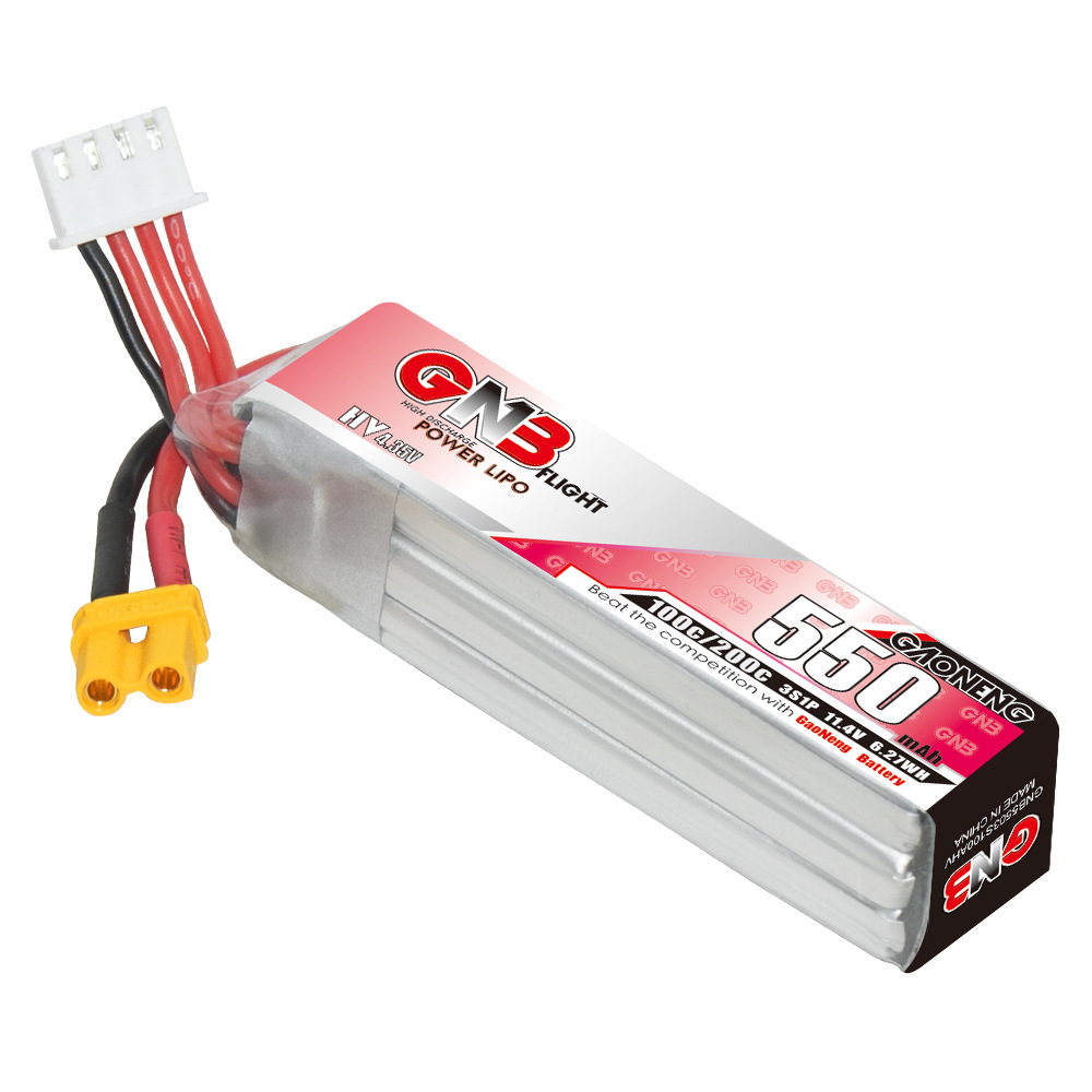 GNB HV 11.4V 550mAh 100C/200C  – обзор и цена Fpv Drone Battery