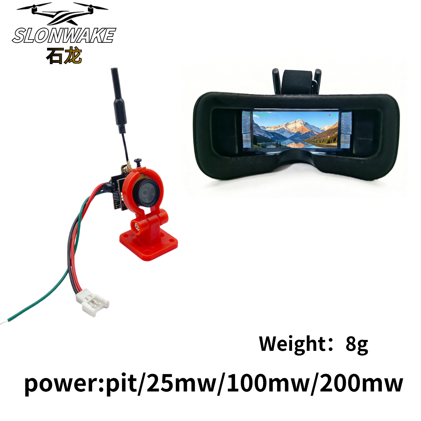 Slonwake 5.8G 48CH 200mW FPV D – обзор и цена Fpv Drone Camera