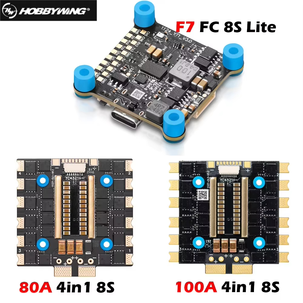 HobbyWing XRotor 80A  100A 4in – обзор и цена Fpv Drone Flight Controller