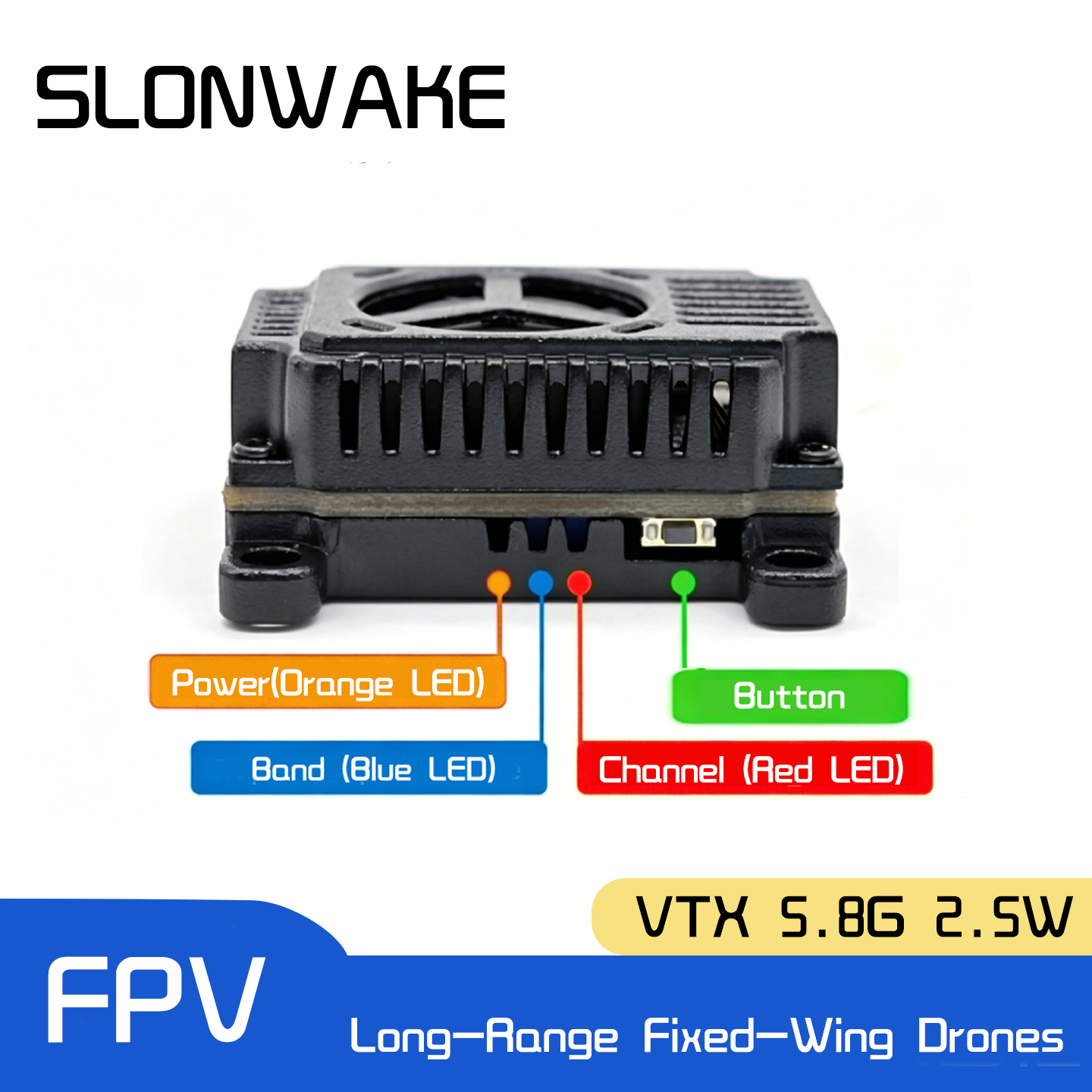 SLONWAKE 5.8G 48CH FPV Transmi – обзор и цена Fpv Drone Frame