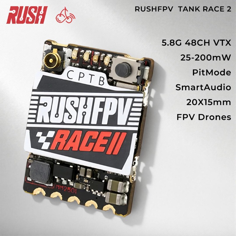 RushFPV 5.8GHz FPV VTX 48CH 25 – обзор и цена Fpv Drone Vtx