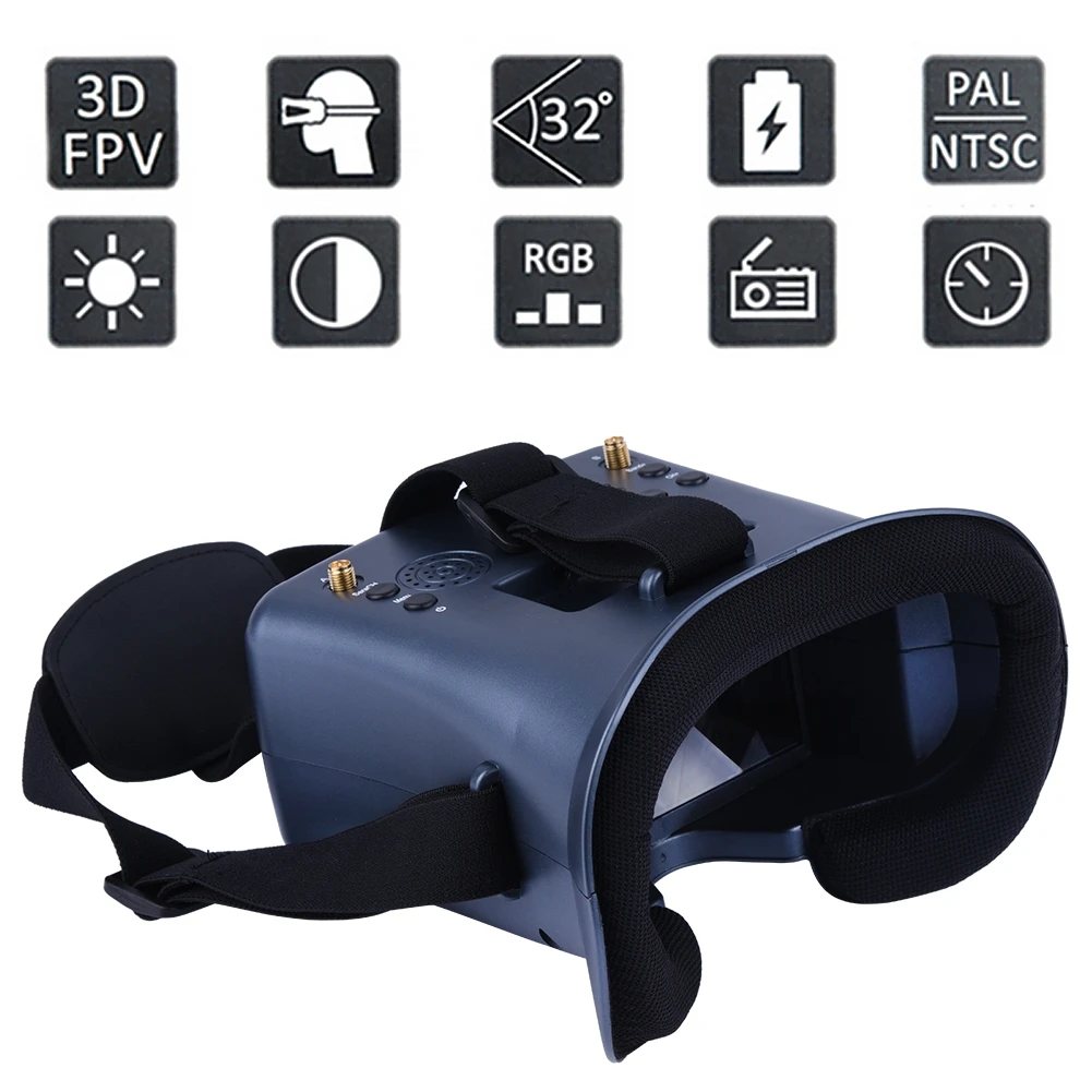 5.8G 40CH 4.3 Inch 800*480 Vid – обзор и цена Fpv Drone Goggles