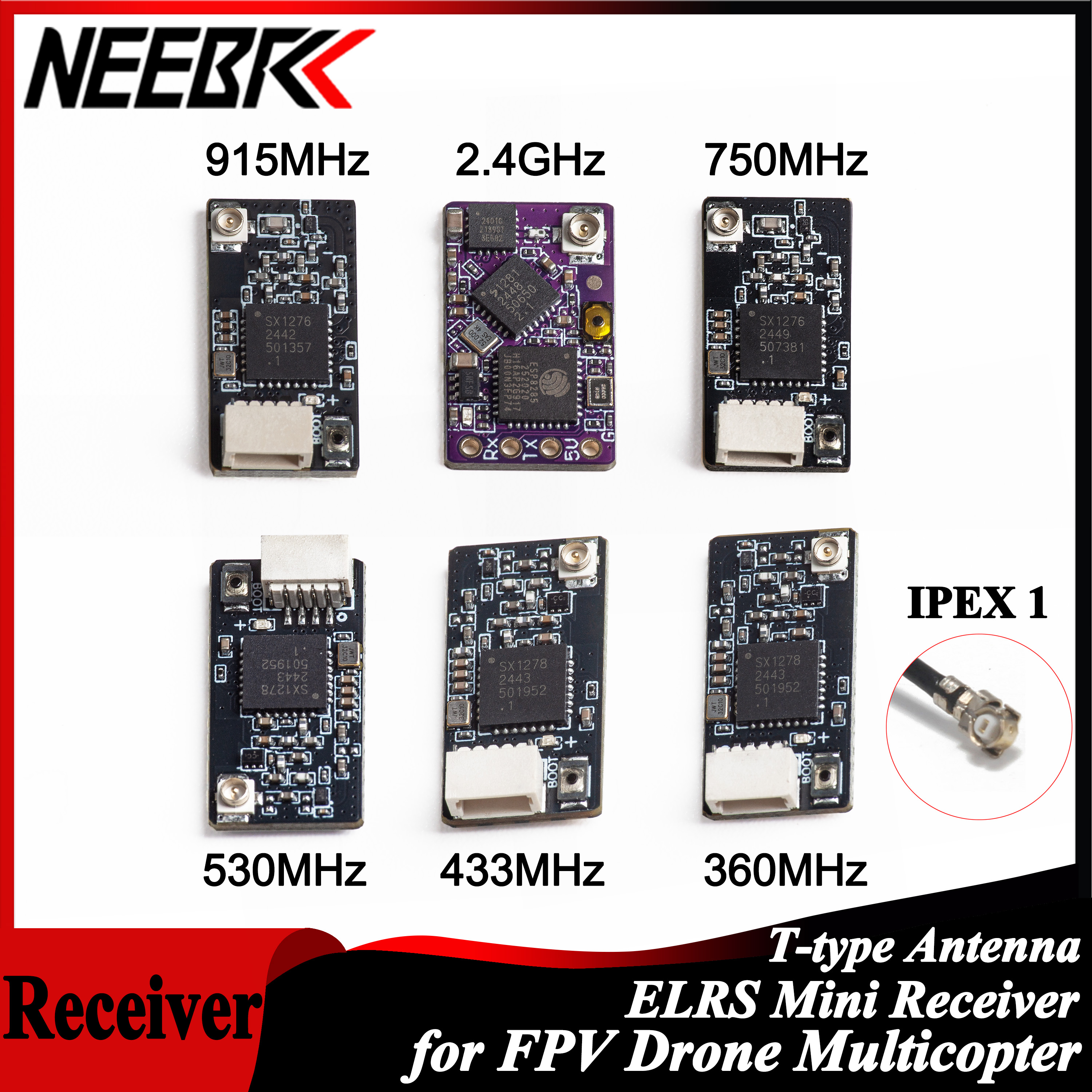 NEEBRC ELRS 2.4G/915Mhz/360Mhz – обзор и цена Fpv Drone Quadcopter