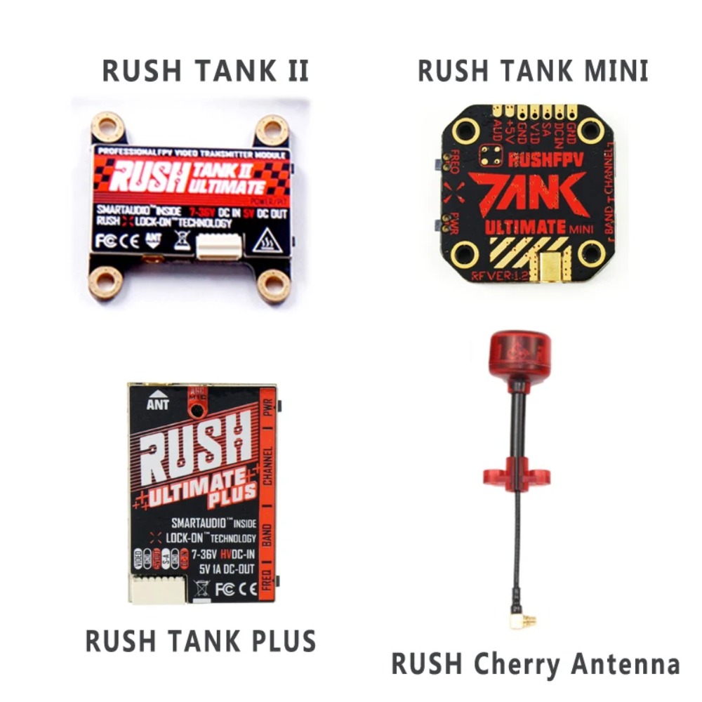 RUSH TANK Ultimate II/Mini/ PL – обзор и цена Fpv Drone Vtx