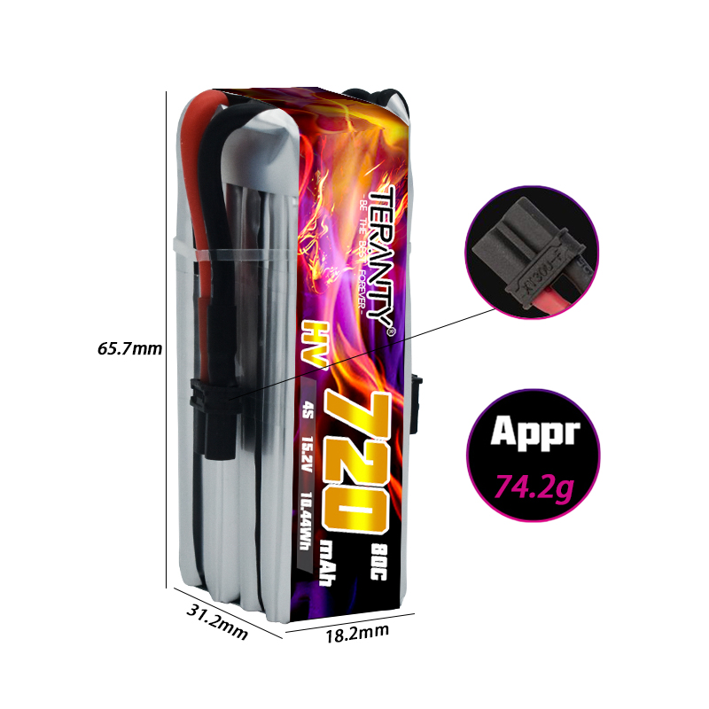 TERANTY 720mAh 4S 15.2V HV Lip – обзор и цена Fpv Drone Kit
