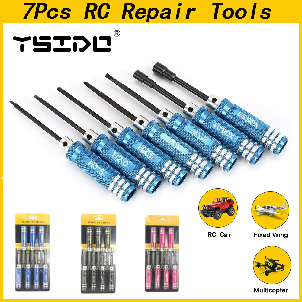 YSIDO 7Pcs 1.5 2.0 2.5mm Hex S – обзор и цена Fpv Drone Tool Kit