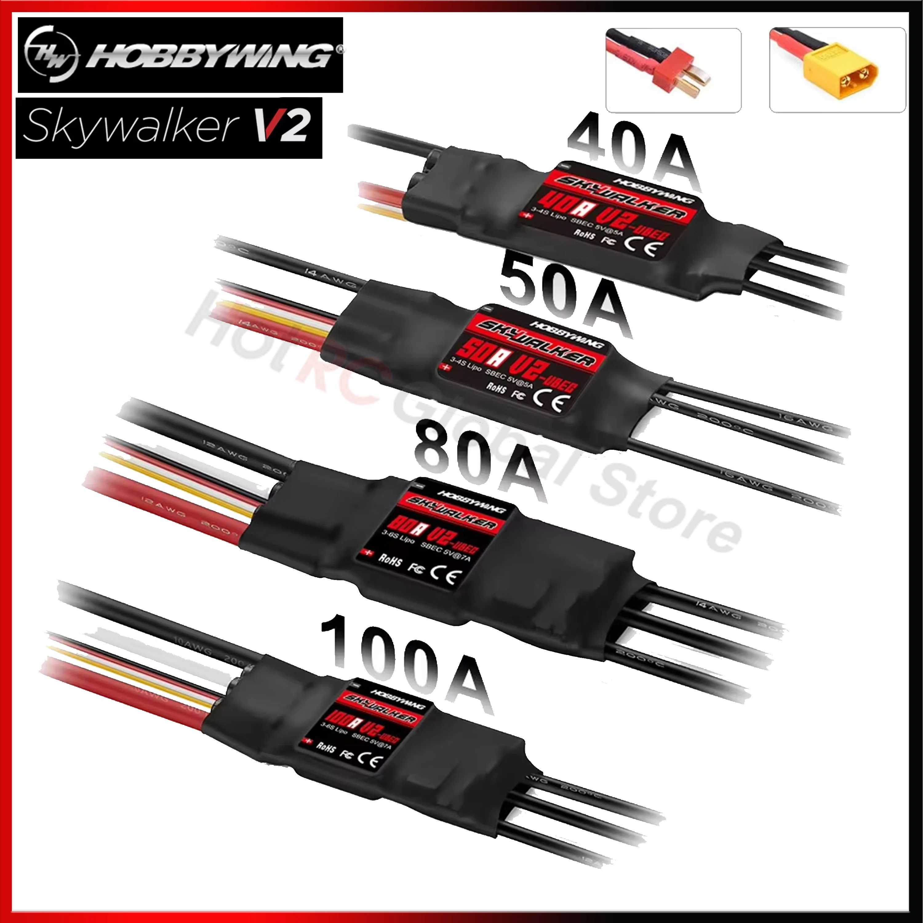 HOBBYWING Skywalker V2 Series  – обзор и цена Fpv Drone Esc
